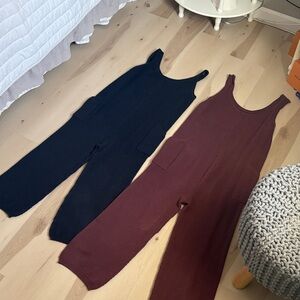 Chic navy and maroon Women's Jumpsuits